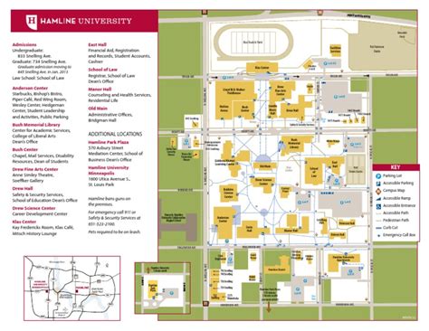 Hamline Campus Map | Students | Academia