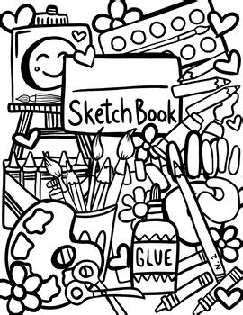 Sketchbook Cover Design by PopArtKween | TPT