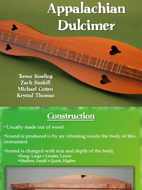 Appalachian Dulcimer | String Instruments | European Musical Instruments