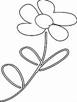 Flower Coloring Page  Wecoloringpagecom sketch template