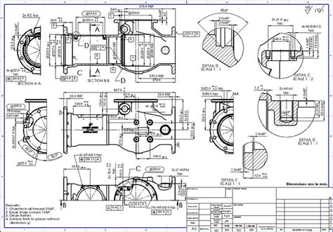 Machine Design Autocad Drawings