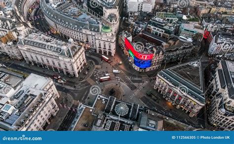 Piccadilly Circus Tube Entrance And Empty Streets View During National ...