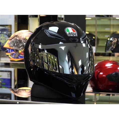 AGV K1 Gloss Black Helmet (Color Visor Not Included) Asian Fit ...