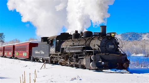 Winter STEAM TRAIN! Cumbres & Toltec Scenic - CoasterFan2105