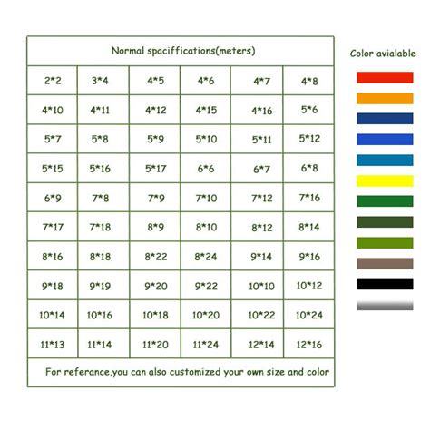 this is some spaciffication of our normal tarp sizes,look if someone meet your very needs!