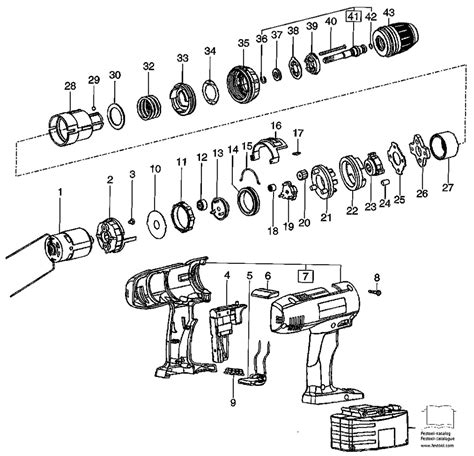 Festool 490593 Tdd 12 Fx Cordless Drill Spare Parts - Part Shop Direct