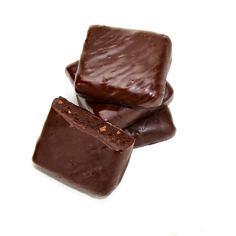 Cocoa Nib Chocolate Shortbread in Pure Dark Chocolate | Kika's Treats