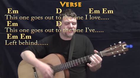 The One I Love (REM) Strum Guitar Cover Lesson with Chords/Lyrics - YouTube