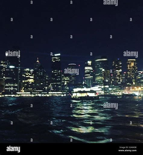 Sydney skyline at night Stock Photo - Alamy