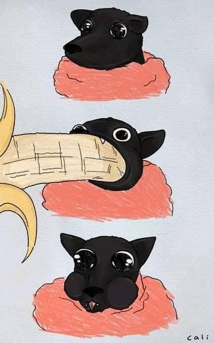 Bat eats banana Blank Template - Imgflip