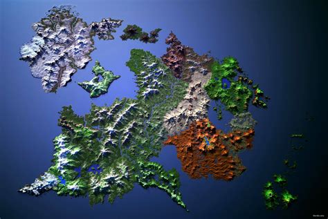 Le Monde - A 16k blocks wide, gigantic survival world map - Modified 1.14 version available ...