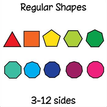 2D Shape Clipart by Pixel Puzzles | TPT