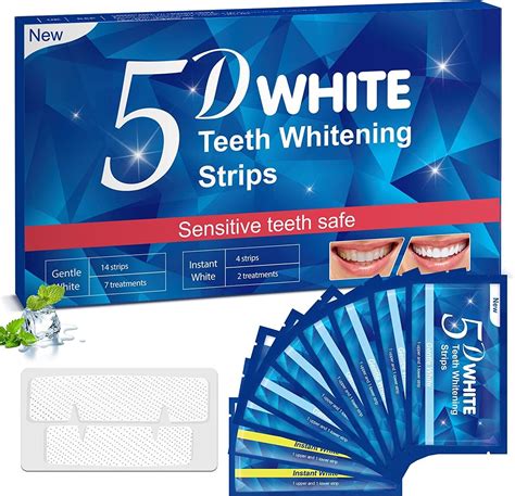 Teeth Whitening Strips for Teeth Sensitive, Effective Safe Teeth Whitener Strips, 14 Sensitive ...