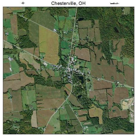 Aerial Photography Map of Chesterville, OH Ohio