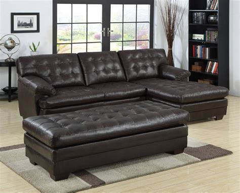 2024 Best of Black Leather Chaise Sofas