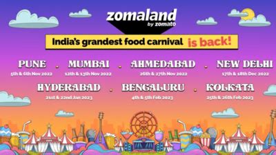 Zomato’s food carnival, Zomaland is back! Event dates & how to book ...