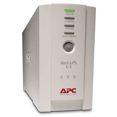 APC 500VA UPS Battery Backup-BK500 - The Home Depot