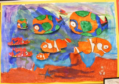 Suffield Elementary Art Blog!: Fish of Different "Scales" Based on ...