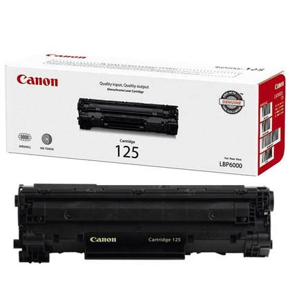 Canon 125 Original Black Laser Toner Cartridge (3484B001AA) at 123InkCartridges Canada