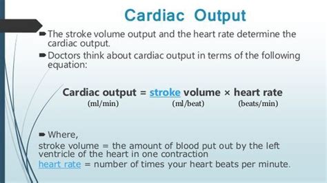 Cardiac Output Formula | Cardiac, Nursing tips, Respiratory therapist student