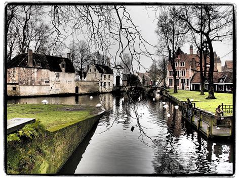 Brugge Canal Winter Time Photograph by Robert Gregory - Fine Art America