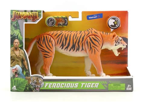 Jumanji Moving Animal Figure - Ferocious Tiger - Walmart.com | Animal action, Animal planet toys ...