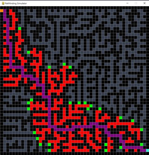 GitHub - Ryan-Gillespie/Maze-Solver: Generates a maze and then solves it using A*, DFS, and BFS ...