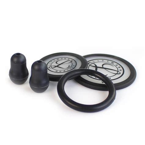 Littmann Stethoscope Spare Parts Kit Classic III and Cardiology IV Black 40016 - Surgical Shoppe