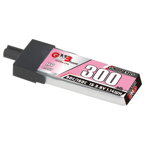 GNB 300mAh 1S 80C LiHV Battery (GNB27) | HobbyRC UK