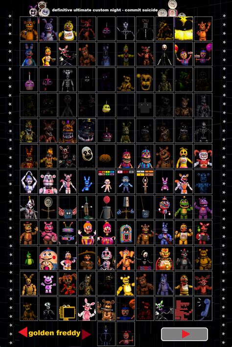 Ultimate Custom Night All Characters by delta4888 on DeviantArt