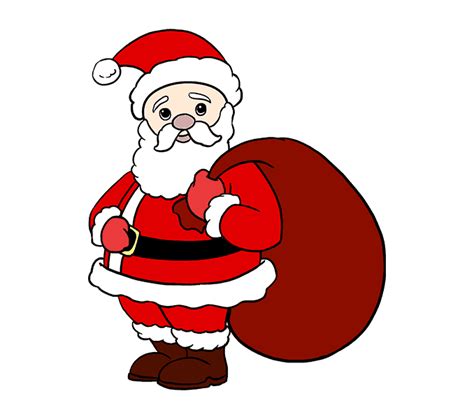 How to Draw Santa Claus in a Few Easy Steps | Easy Drawing Guides