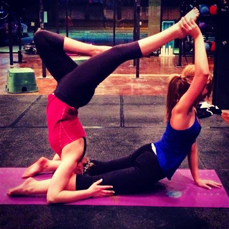 Partner yoga | Health fitness motivation, Partner yoga, Fitness motivation