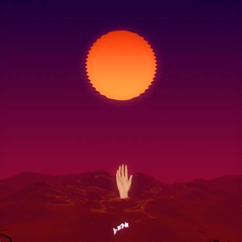 Drowning Hand Sunset Animation GIF | GIFDB.com