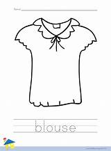 Blouse Coloring Worksheet – The Learning Site sketch template