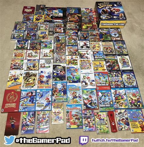 Happy MAR10 Day. Here’s my Mario Collection! : gamecollecting