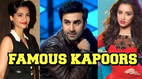 Top 10 Famous Kapoor Of Bollywood - YouTube