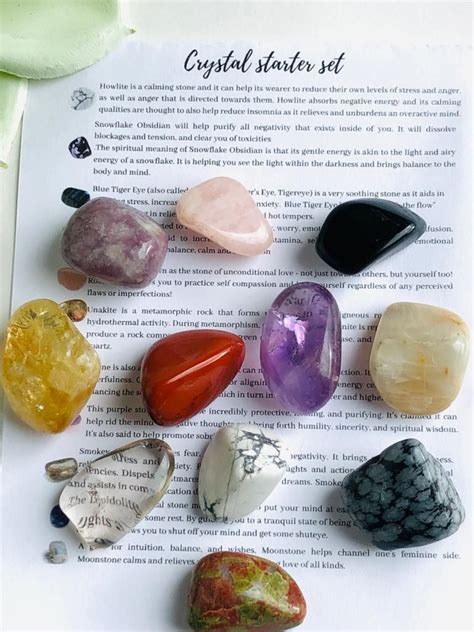 New beginner crystal set of 11 healing crystals – Artofit