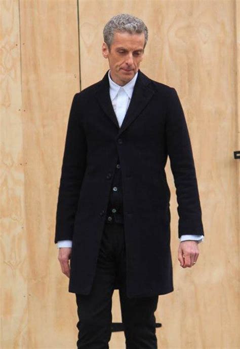 Peter Capaldi is suited and booted as he films in Doctor Who costume ...