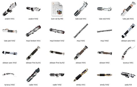 Star Wars Lightsaber Hilts by markdelete on DeviantArt