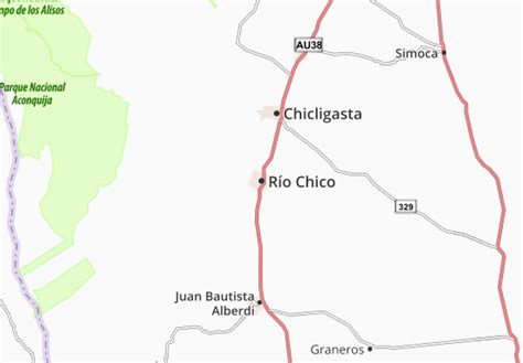 MICHELIN Río Chico map - ViaMichelin