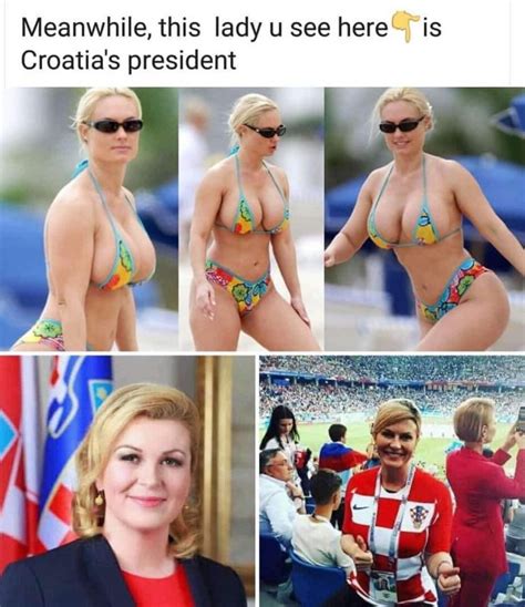 Do These Photographs Show the Croatian President in a Bikini ...