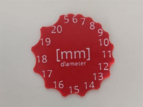 Quarter Fillet/Corner Diameter Circular Measuring Tool by Tham TBM | Download free STL model ...