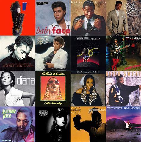 CLASSIC 80's R&B Album Cover Art Collage Kit DIGITAL DOWNLOADS 50 Pcs ...