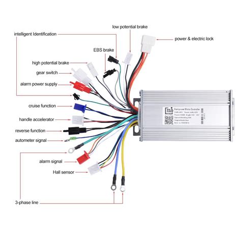 Vevor 48v 1800w Brushless Motor Wiring Diagram