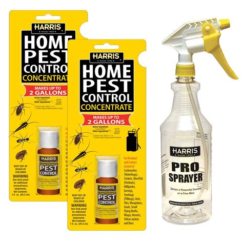 Harris 1 oz. Pest Control Concentrate with 32 oz. Professional Spray ...