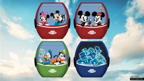 New List of Characters Coming to Disney Skyliner Gondola Cars