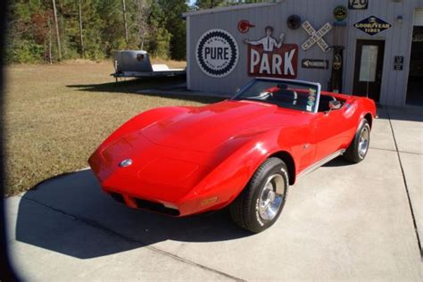 CHEVROLET CORVETTE 73 STINGRAY CONVERTIBLE 5 SPEED 350 CLASSIC NO ...