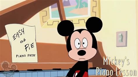 Mickey's Piano Lesson 1999 Disney Mickey Mouse Cartoon Short Film - YouTube