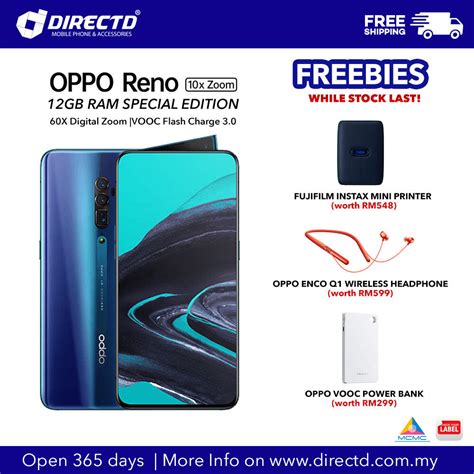 Oppo Reno 10x zoom Price in Malaysia & Specs - RM2939 | TechNave