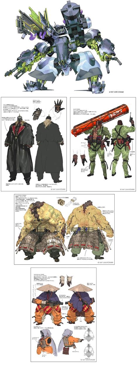 Metal Gear Acid 2 probably had the weirdest boss designs of all the MG games : r/metalgearsolid